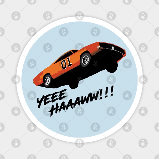 YeeeHaaaww!!! - General Lee Magnet by ryanforkel